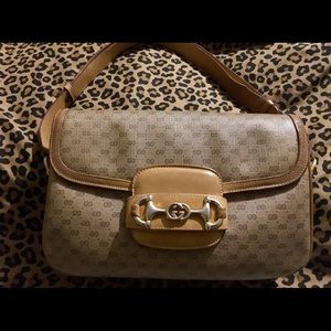 🔥Gucci Supreme Shelly line Horsebit 2 way bag
